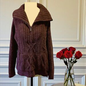 Barefoot Dreams Cozy Chic Half-Zip Pullover Sweater